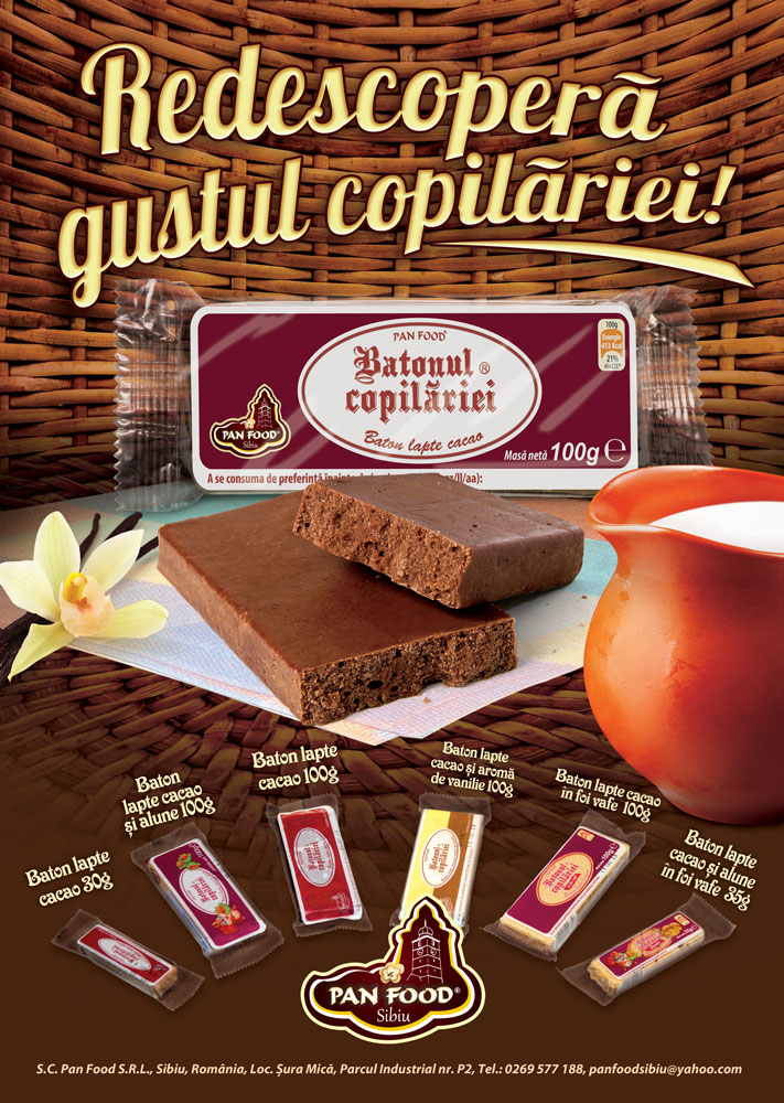 Adprint Panfood Batonul Copilariei - Creatie Inovativ Adprint Panfood Batonul Copilariei - Creatie Inovativ