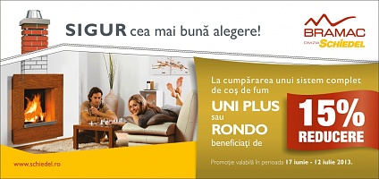 Flyer reclama promotie Schiedel (iunie)